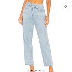 Agolde criss cross jeans